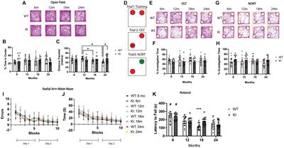 Behavioral and neuropathological characterization over the adult lifespan of the human tau knock-in mouse
